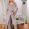 852/1 - Comfy Lounge Velvet Set<span> - </span>Grey, L