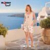 بيجامة شورت حريمي فري سايز كود 116 | Women’s Shorts Pajama Set Code 116