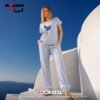 بيجامة بنطلون محير مقاسات 14-16-18 كود 5003 | Girls’ Pajama Set Code 5003